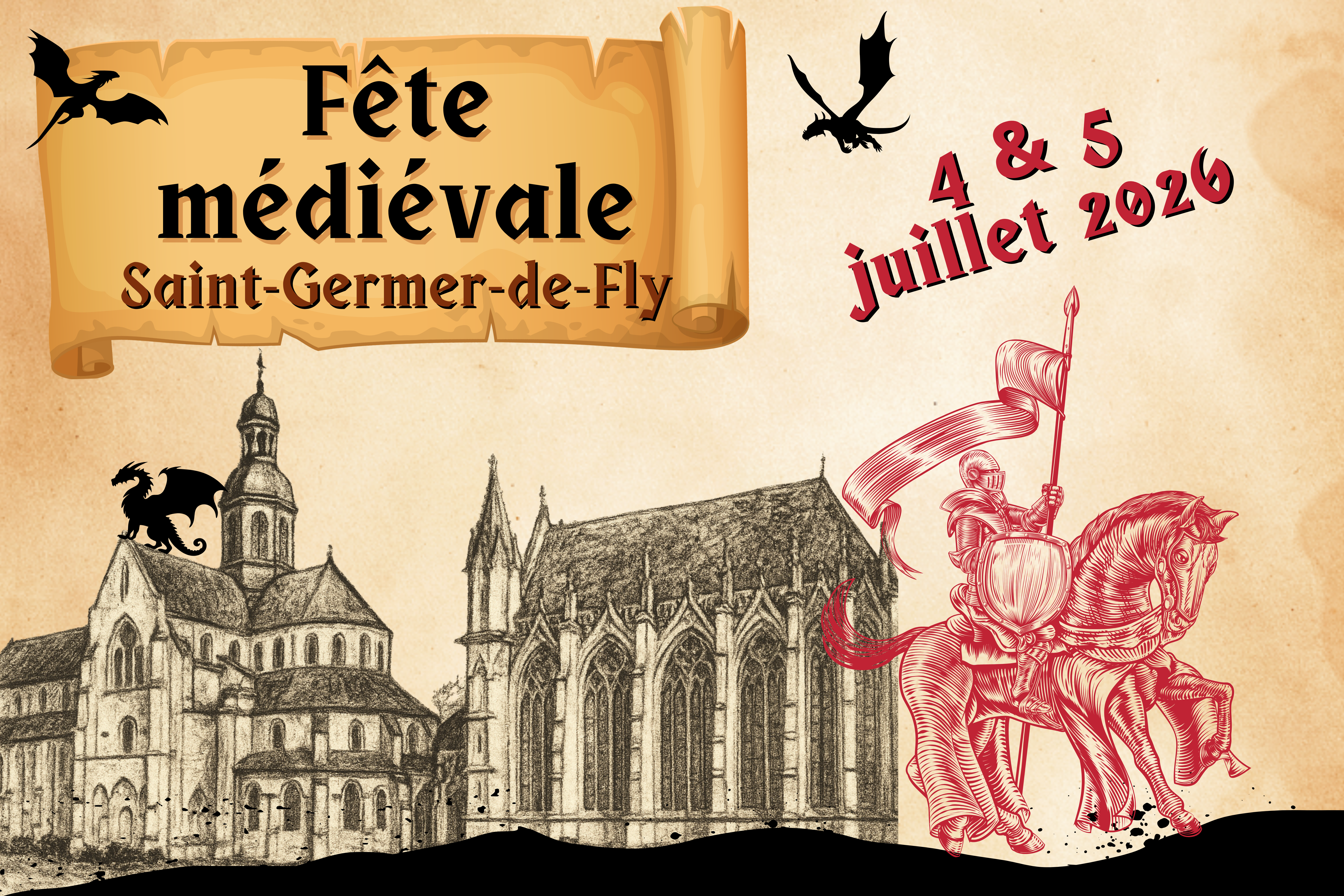 image de l'abbatiale de Saint-Germer-de-Fly